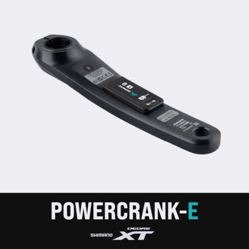 POWERCRANK-E Misuratore di potenza | SINGLE | Shimano XT FC-M8200